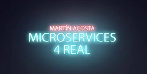 a video about Microservices 4 real • JSDay 2017